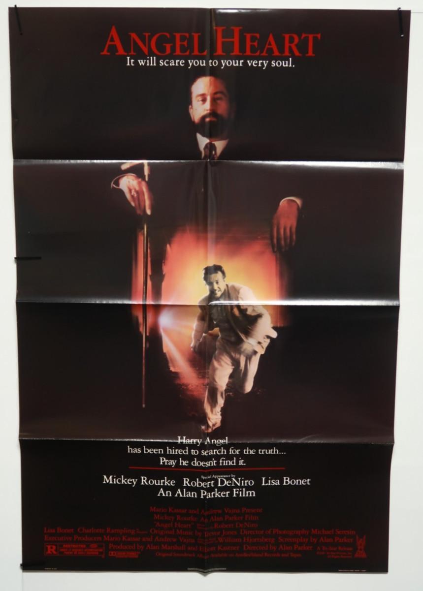 Angel Heart Poster 1987 One Sheet Original Folded NSS 27x40 Mickey Rourke Movie