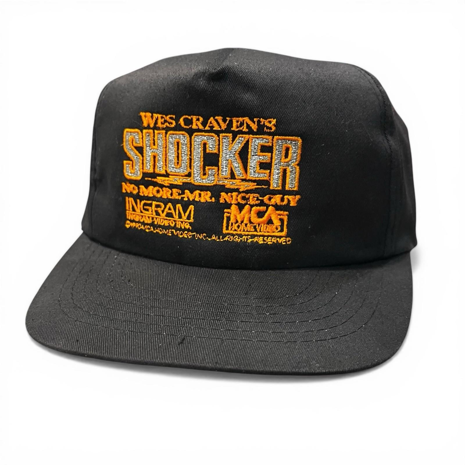 1989 Vintage Wes Craven’s Shocker Snapback Hat Horror Movie Promo Cap