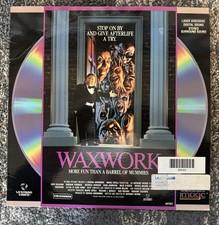 Rare! Waxwork Laserdisc Uncensored 1988