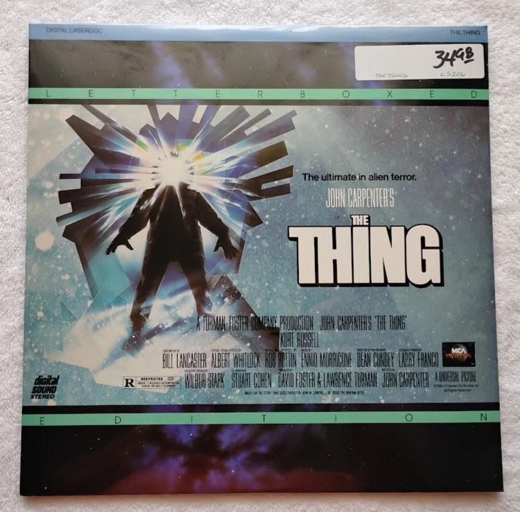 JOHN CARPENTER'S THE THING Laserdisc LD New SEALED Rare Edition "NOT A DVD"