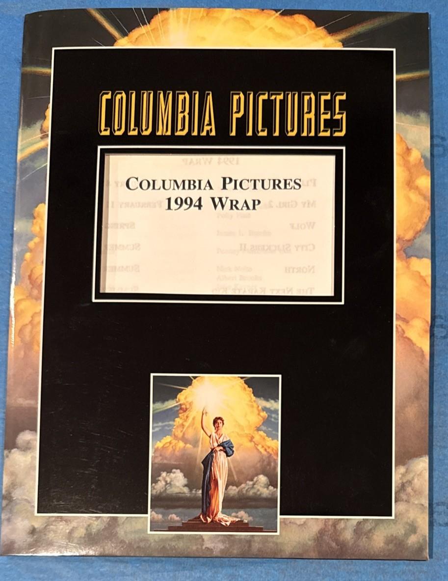 COLUMBIA PICTURES 1994 WRAP MOVIE PRESS KIT W/ 11 Photos Shawshank|Wolf|My Girl