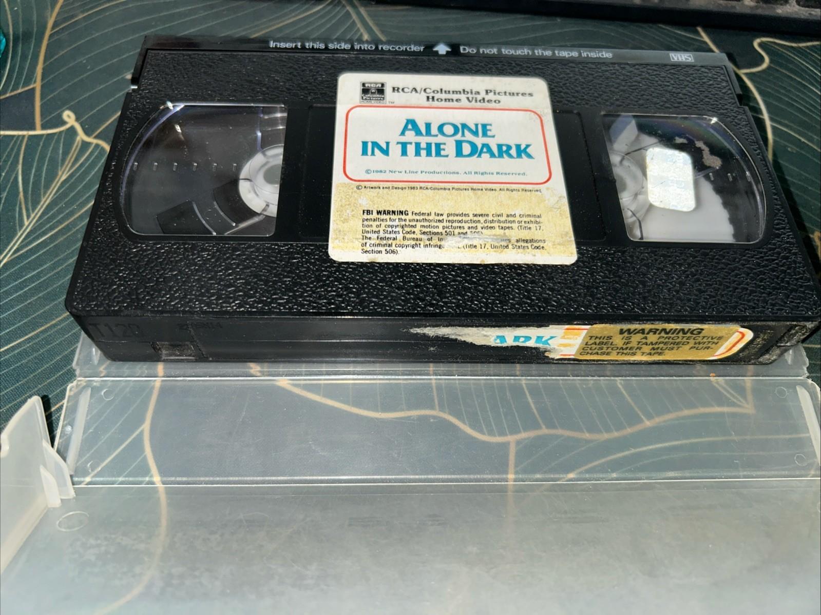 Alone in the Dark vhs RCA 1986 Jack Palance Martin Landau Donald rare No Cover