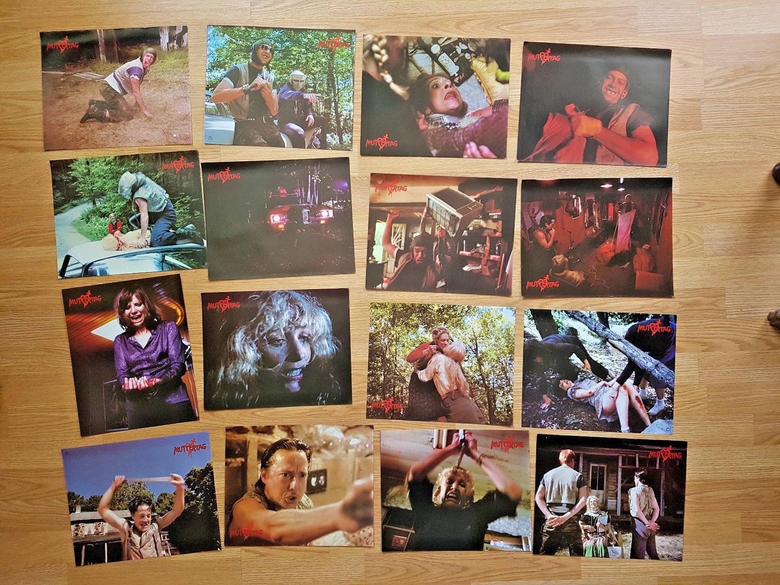 Mother's Day -  16 rare German lobby cards  Troma slasher  1980 Charles Kaufman