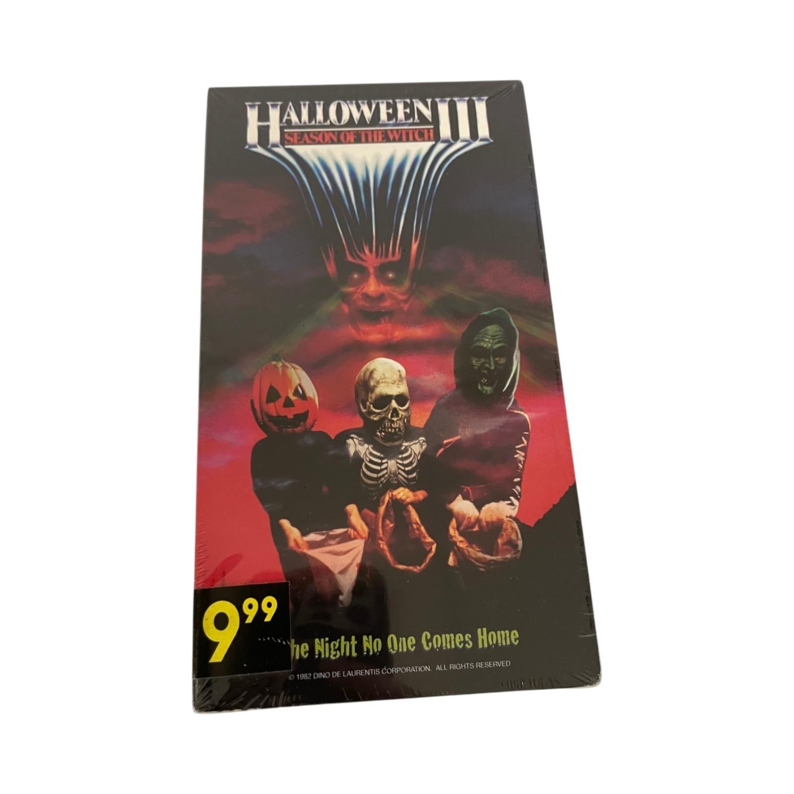 Halloween III: Season of the Witch Horror Film (1982, VHS) VTG FACTORY SEALED