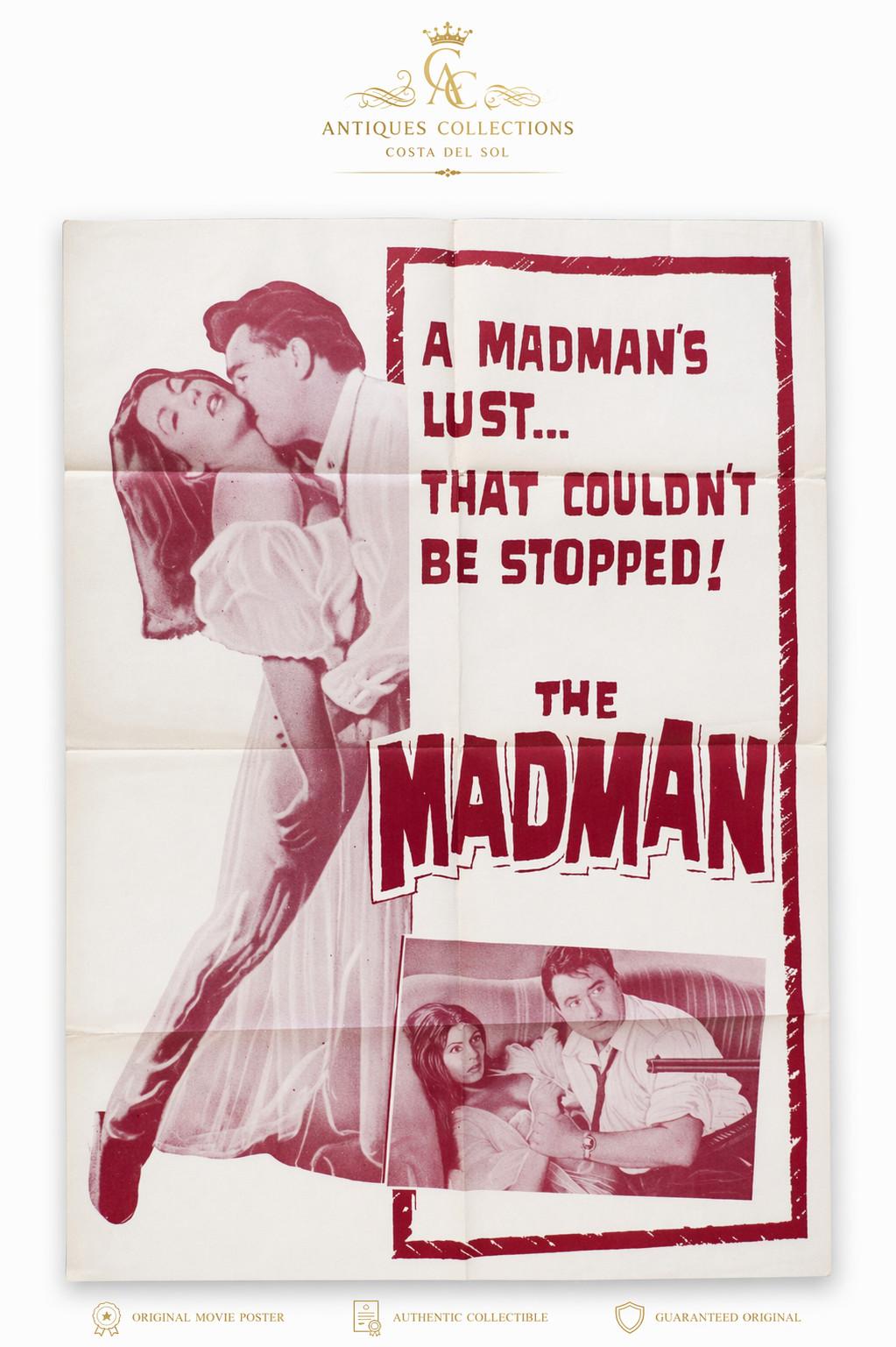 The Madman Original 27x41 Poster Vintage Rare Folded One Sheet