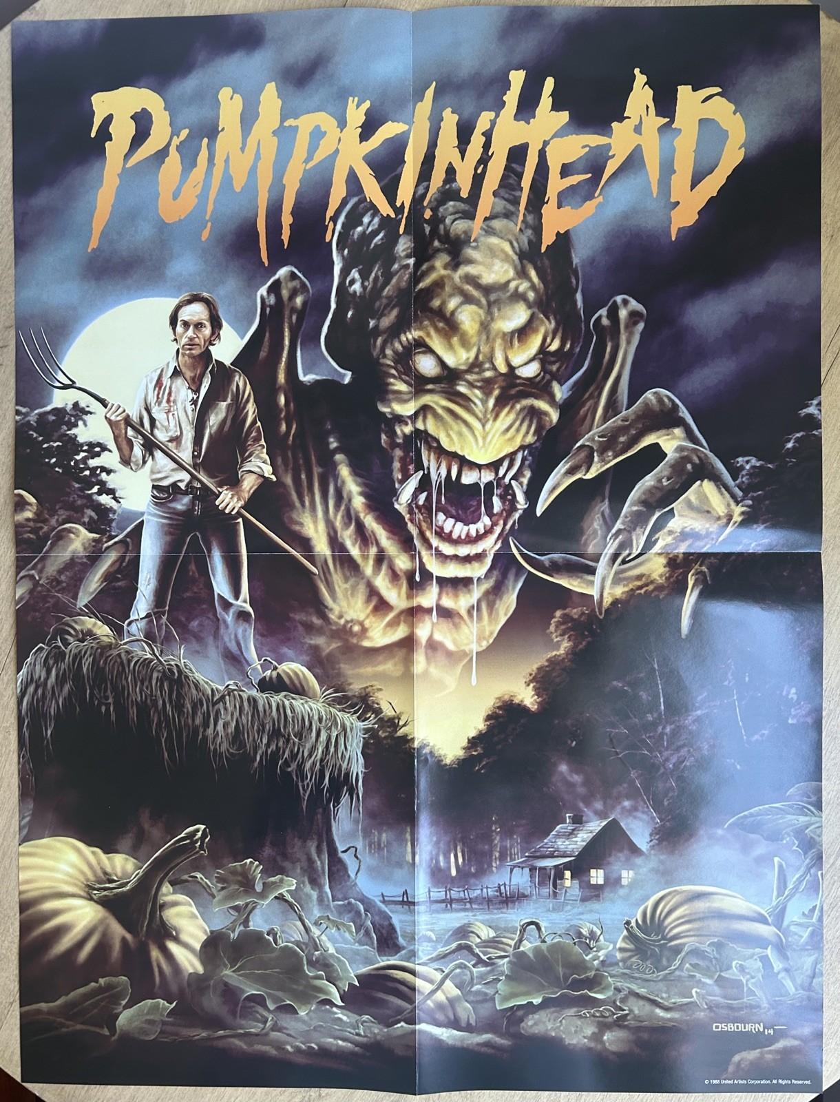 PUMPKINHEAD 1988 HORROR Scream / Shout Factory Original OOP RARE POSTER 18x24