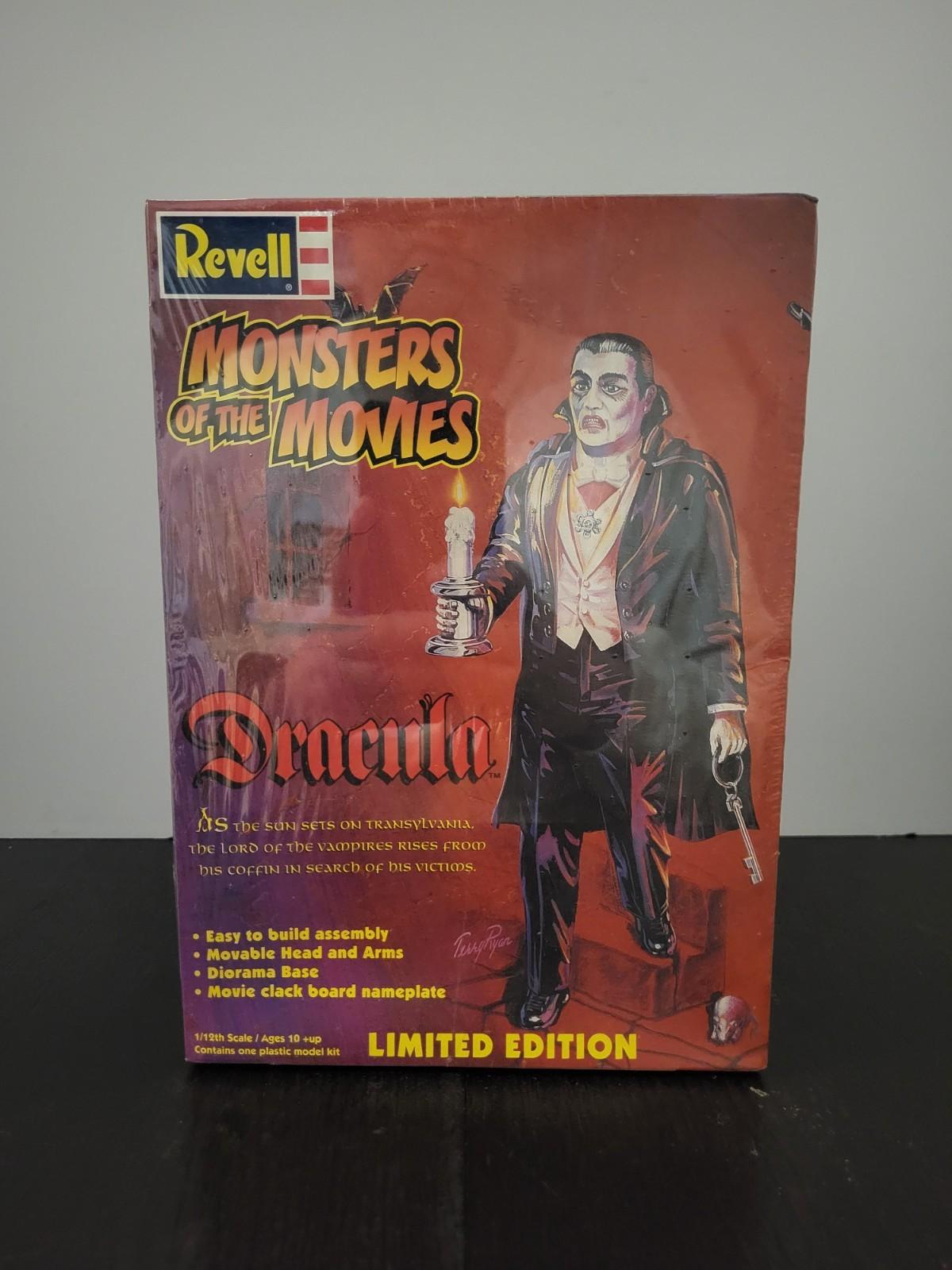Dracula 1/12 Monsters of the Movies REVELL Model Kit NEW Sealed 85-3634