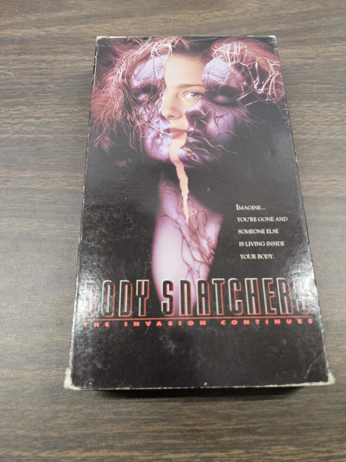 Body Snatchers The Invasion Continues Vhs Vintage 1993 Horror Sci-fi 