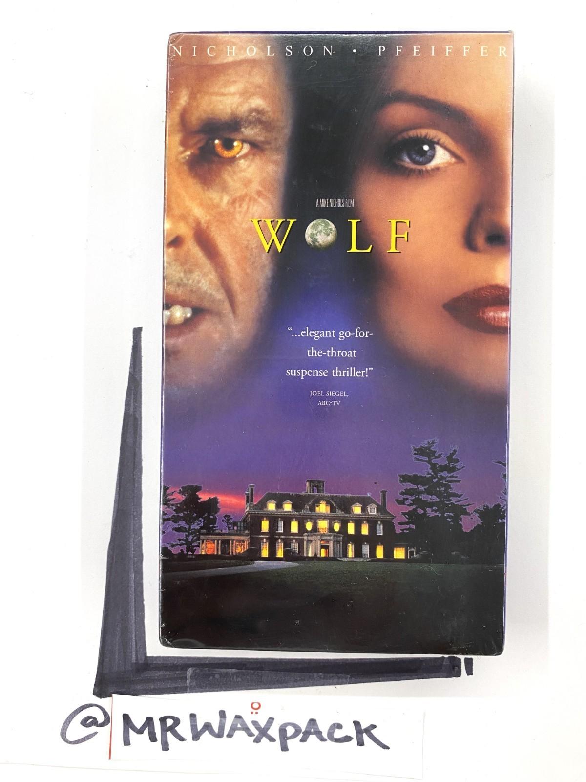WOLF FACTORY SEALED 1ST PRINT NEW VHS W/ WATERMARK RARE NICHOLSON PFEIFFER HORRO