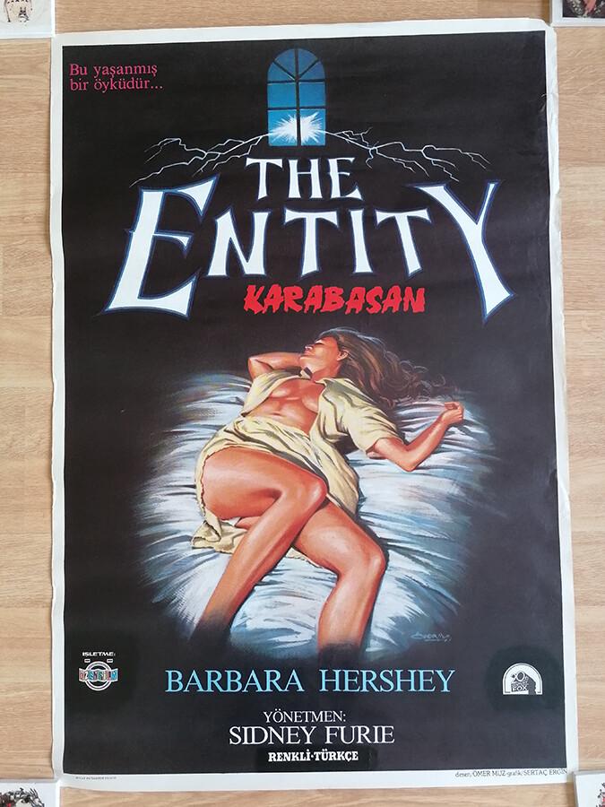 The Entity Original Vintage Movie Cinema Turkish Poster from 1983