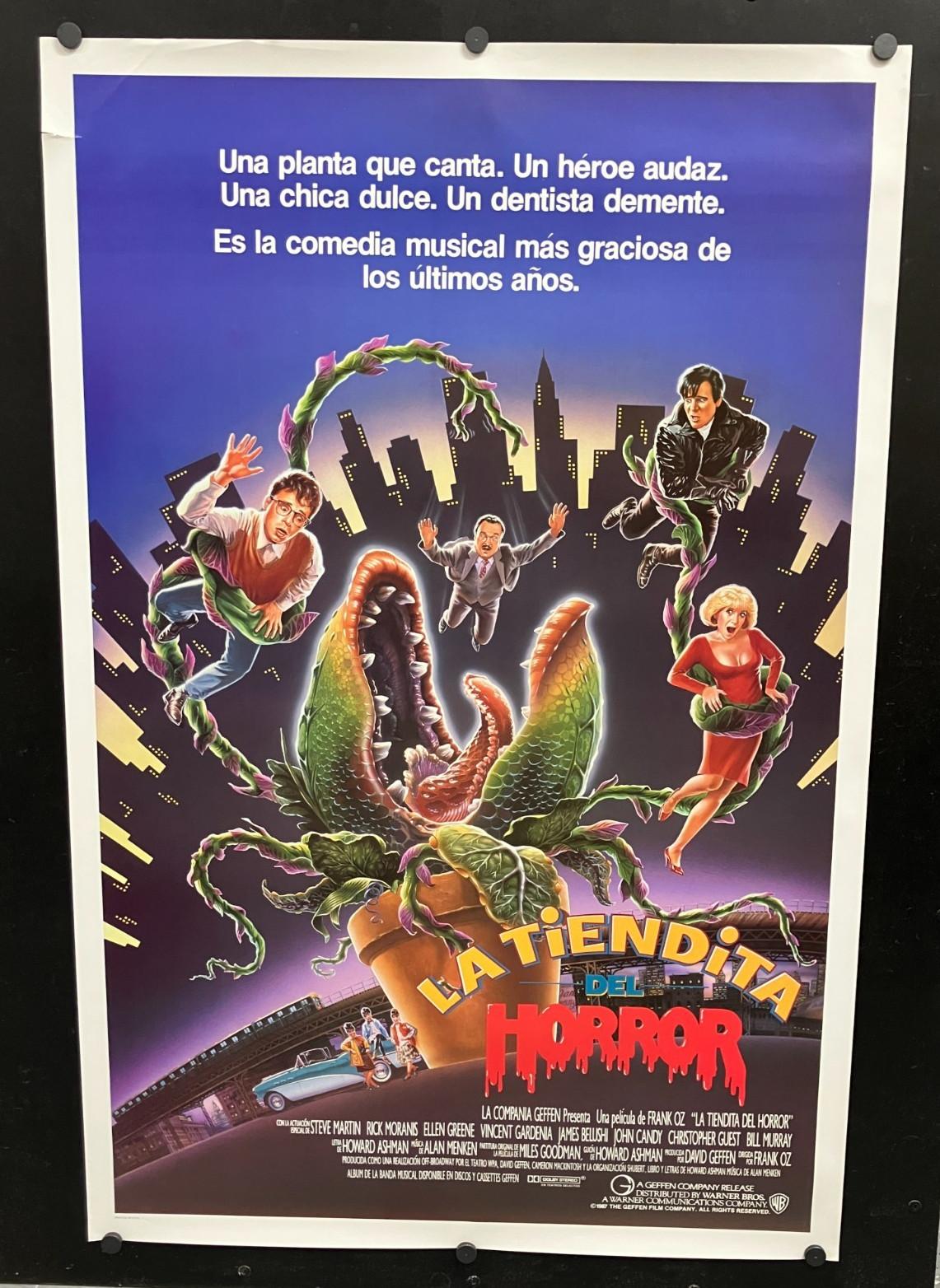 SPANISH 1984 LITTLE SHOP OF HORRORS One Sheet Movie Poster Rolled - Rare!!