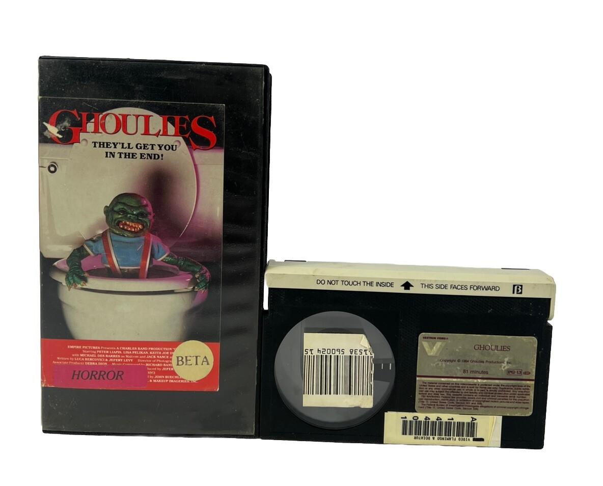 Ghoulies 1985 Vestron BETAMAX (NOT VHS) Rare Horror Beta VB5081