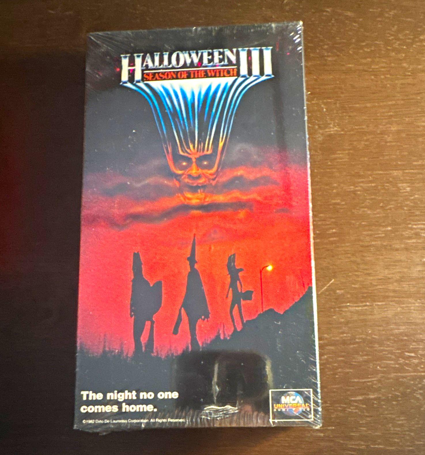 MCA Halloween III: Season of the Witch VHS Tape 1982 1994 SEALED NEW RARE HORROR