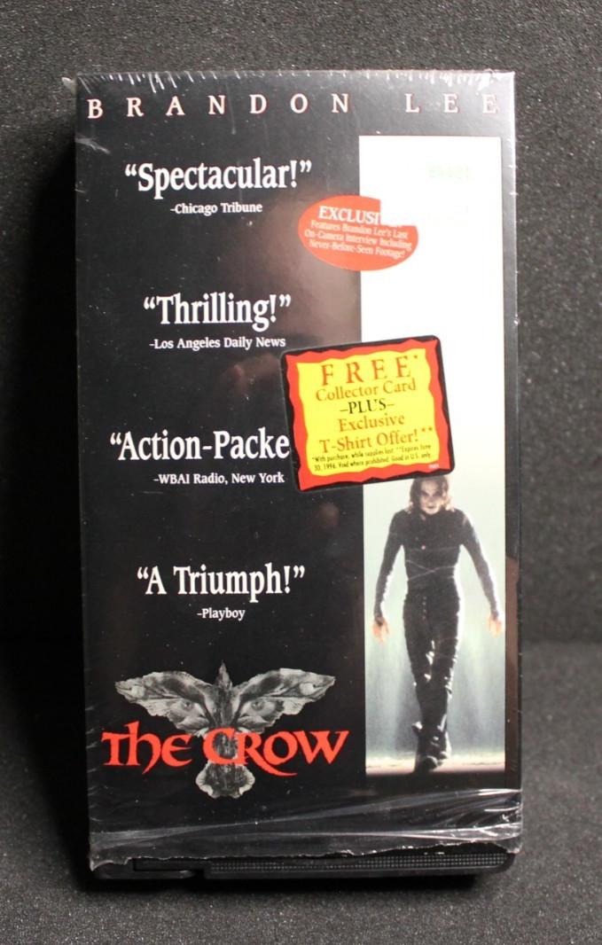 The Crow VHS "In Shrink" W/Miramax Sticker VG Condition 1994 OOP RARE 
