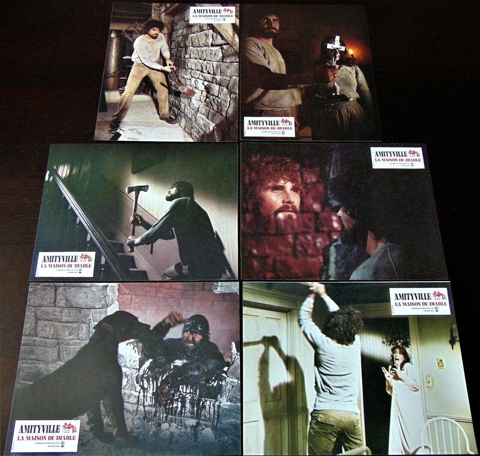 The Amityville Horror 6 Original French Lobby Cards 8/11 1979 James Brolin