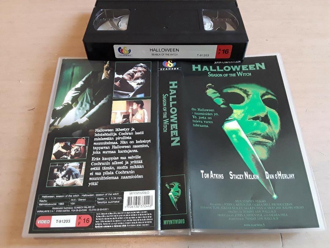 John Carpenter Halloween 3  - Season of the Witch Finland VHS  rare..