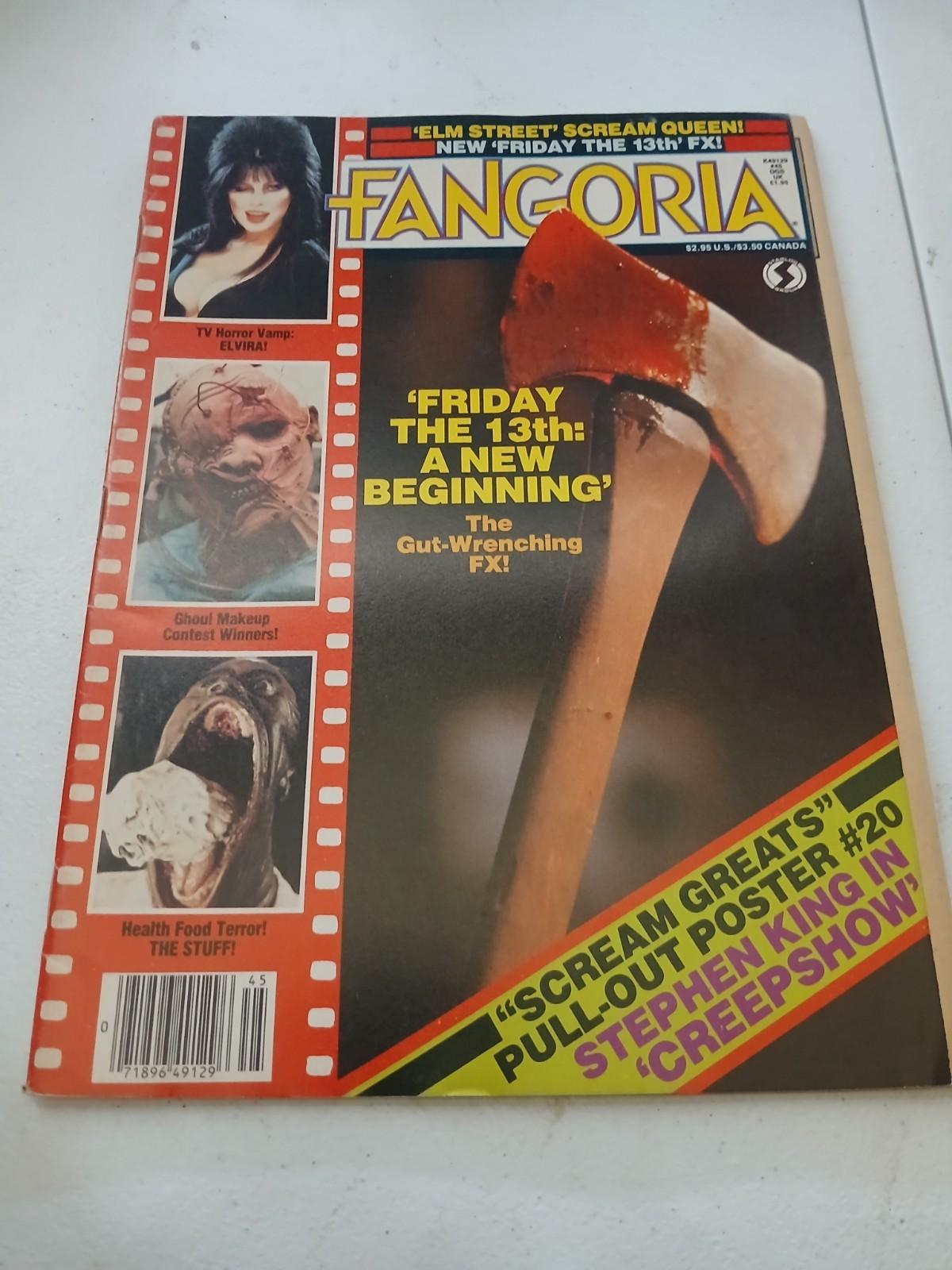 Fangoria #45 June 1985 Friday the 13th Heather Langenkamp Elvira Fright Night