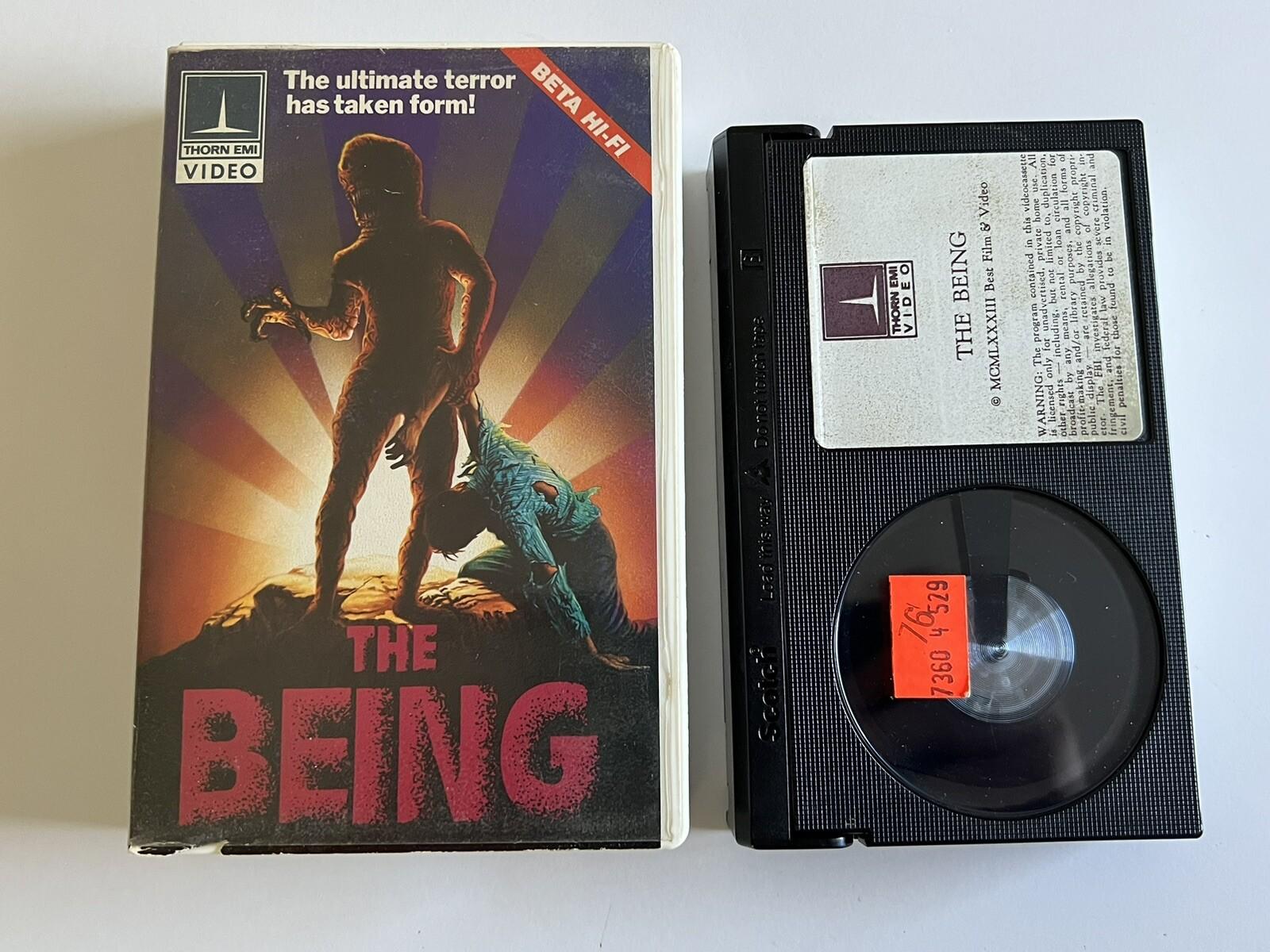 THE BEING - BETA RARE - 1981 Martin Landau - HORROR - THORN/EMI CLAMSHELL