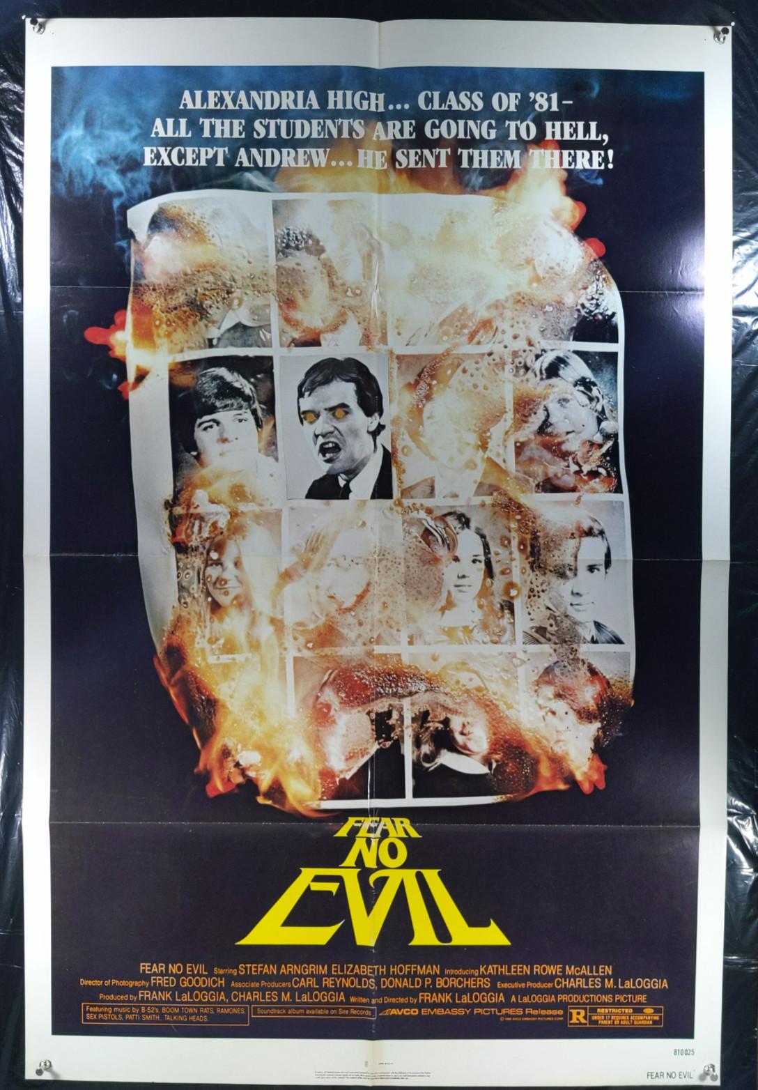 FEAR NO EVIL Movie Poster 1981 Original One Sheet