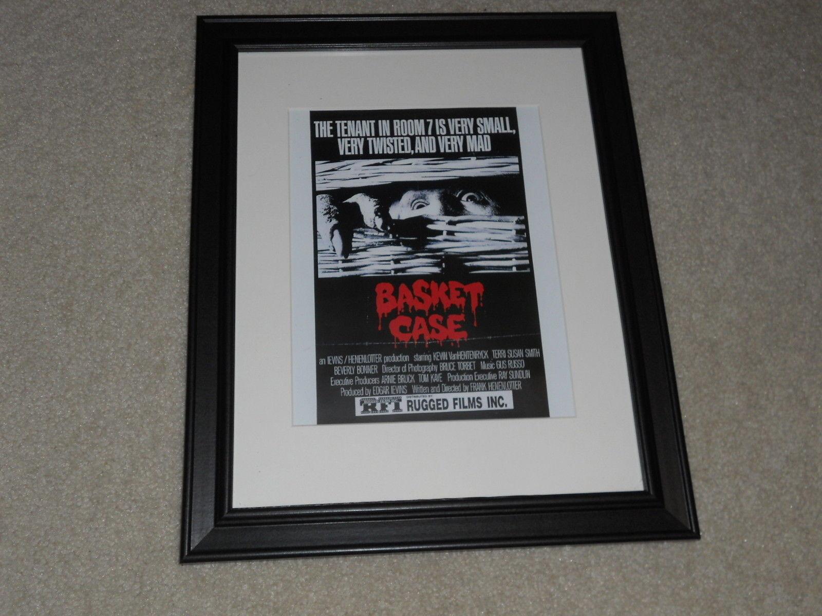 Framed Basket Case Mini-Poster, USA Pre-Release Cult Hit 1982 14"x17"