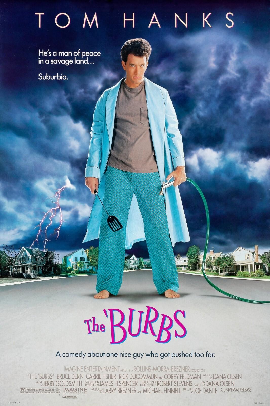 1989 The Burbs Vintage Comedy Movie Poster Print 24x16 9mil PAPER