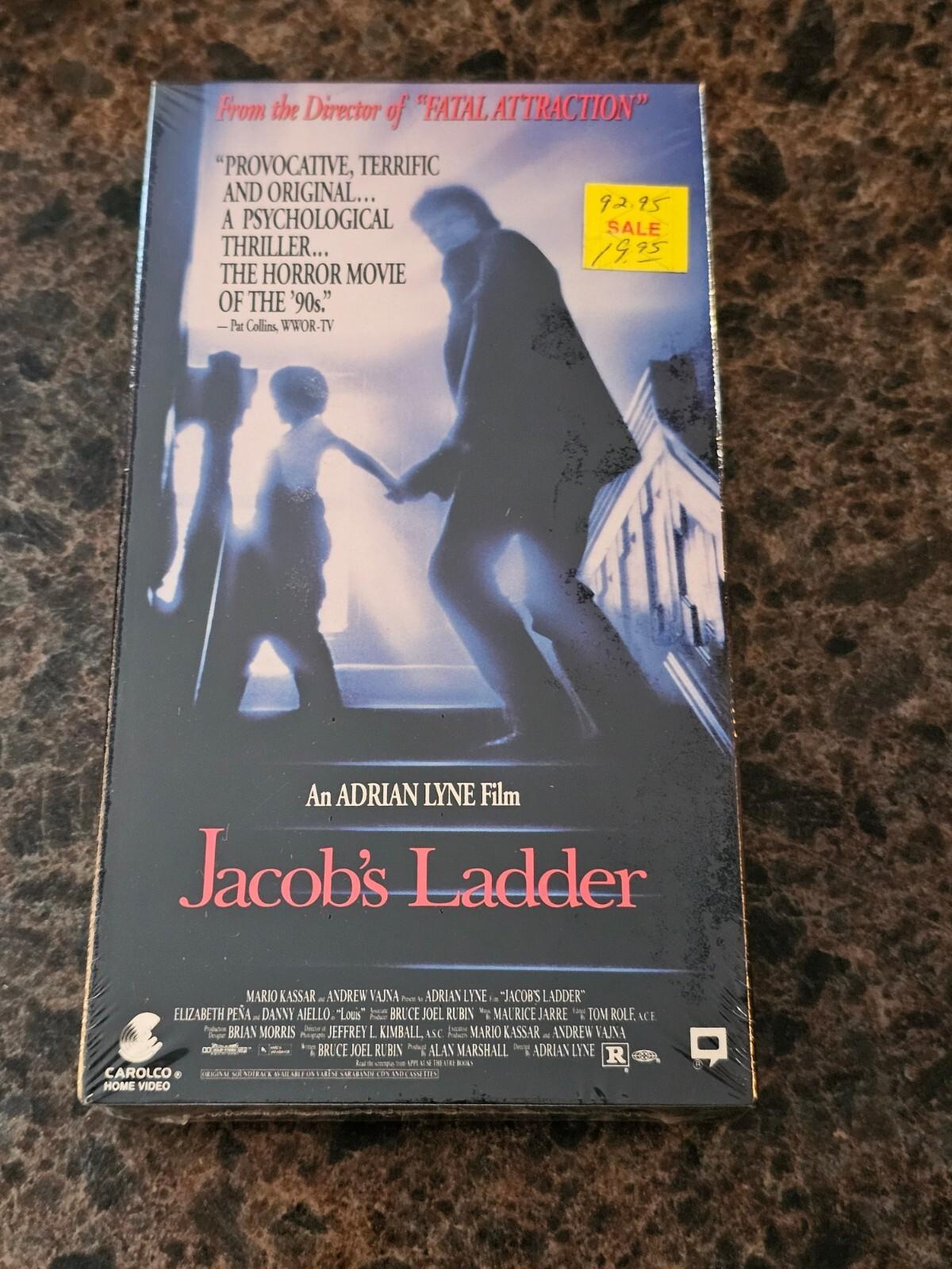 BRAND NEW Jacob's Ladder (VHS; 1991) Tim Robbins RARE Sealed OOP Watermarks *PIC