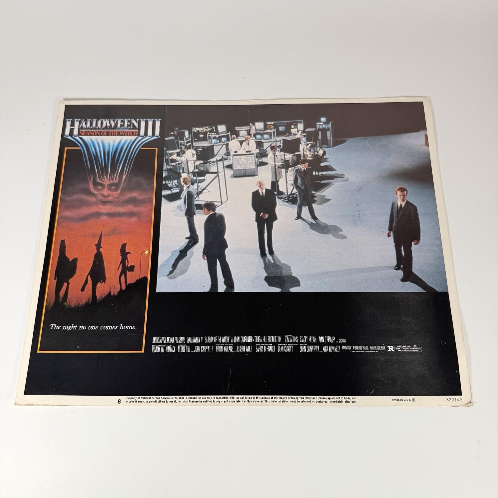 Original HALLOWEEN III LOBBY CARD