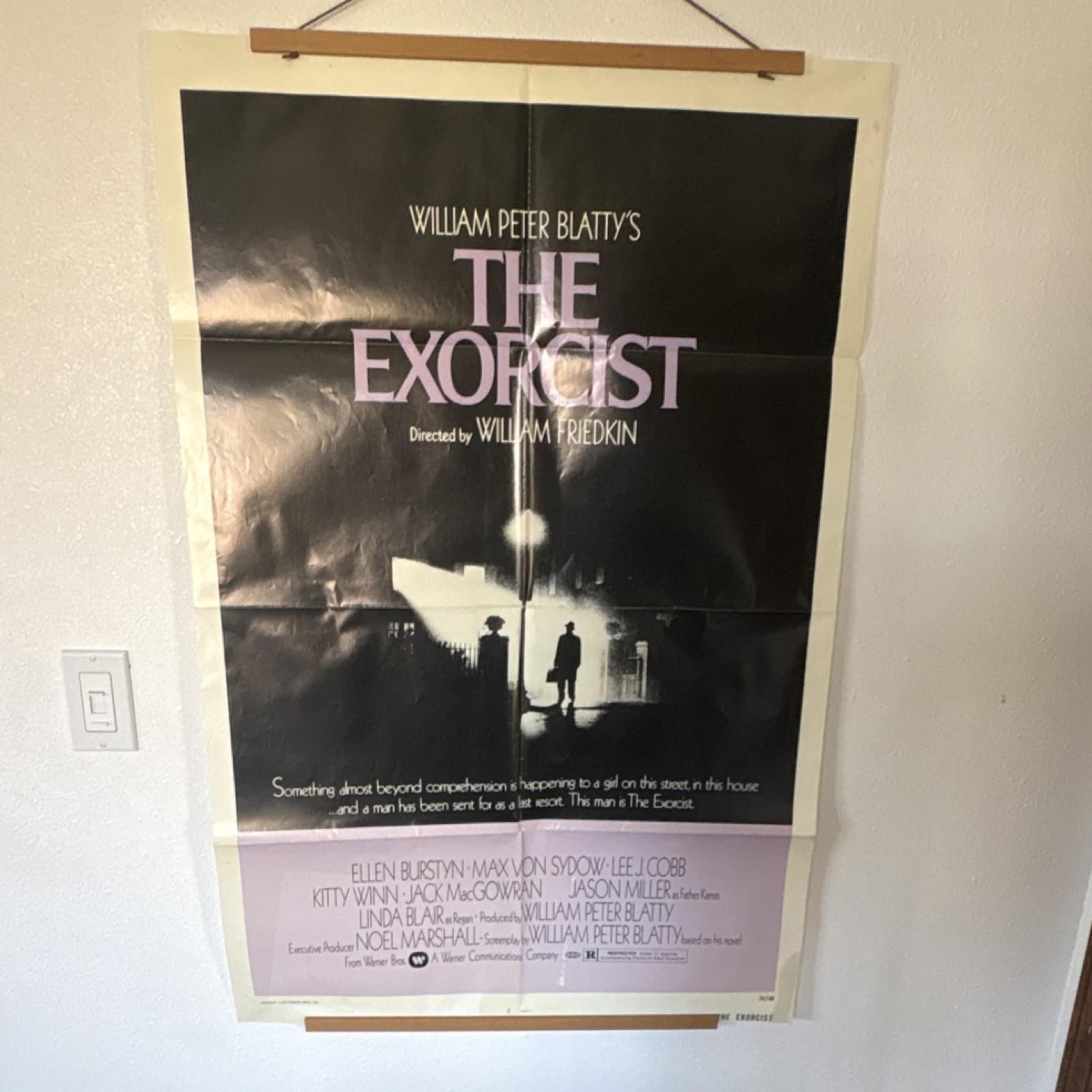 The Exorcist Original 1974 US Movie Poster 27x41 One Sheet