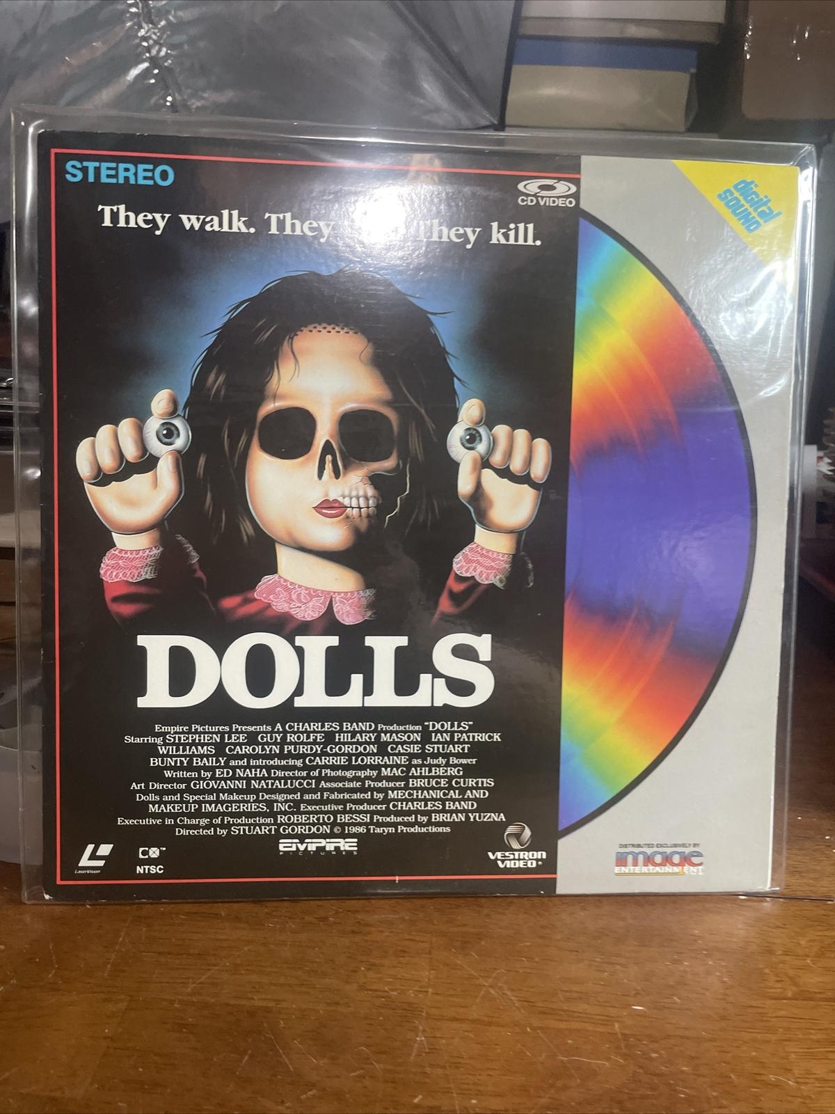 Dolls Rare Horror Film Movie Laserdisc 1987