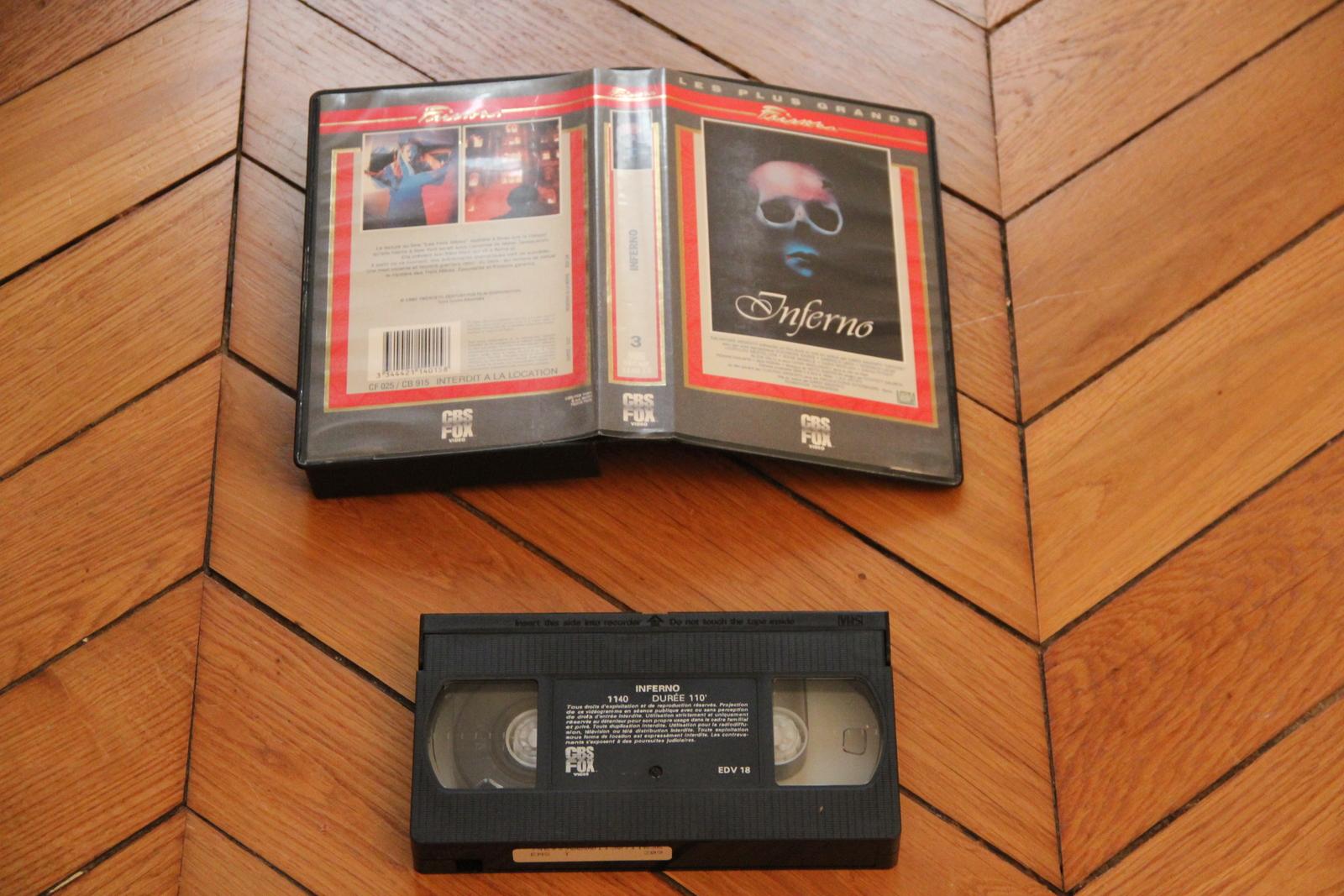 Inferno VHS K7 VIDEO CBS Fox Secam 1140 15