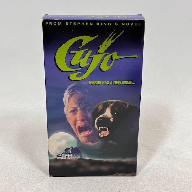 Vintage Cujo VHS Tape 1983 Stephen King Horror Movie Republic Pictures R Rated