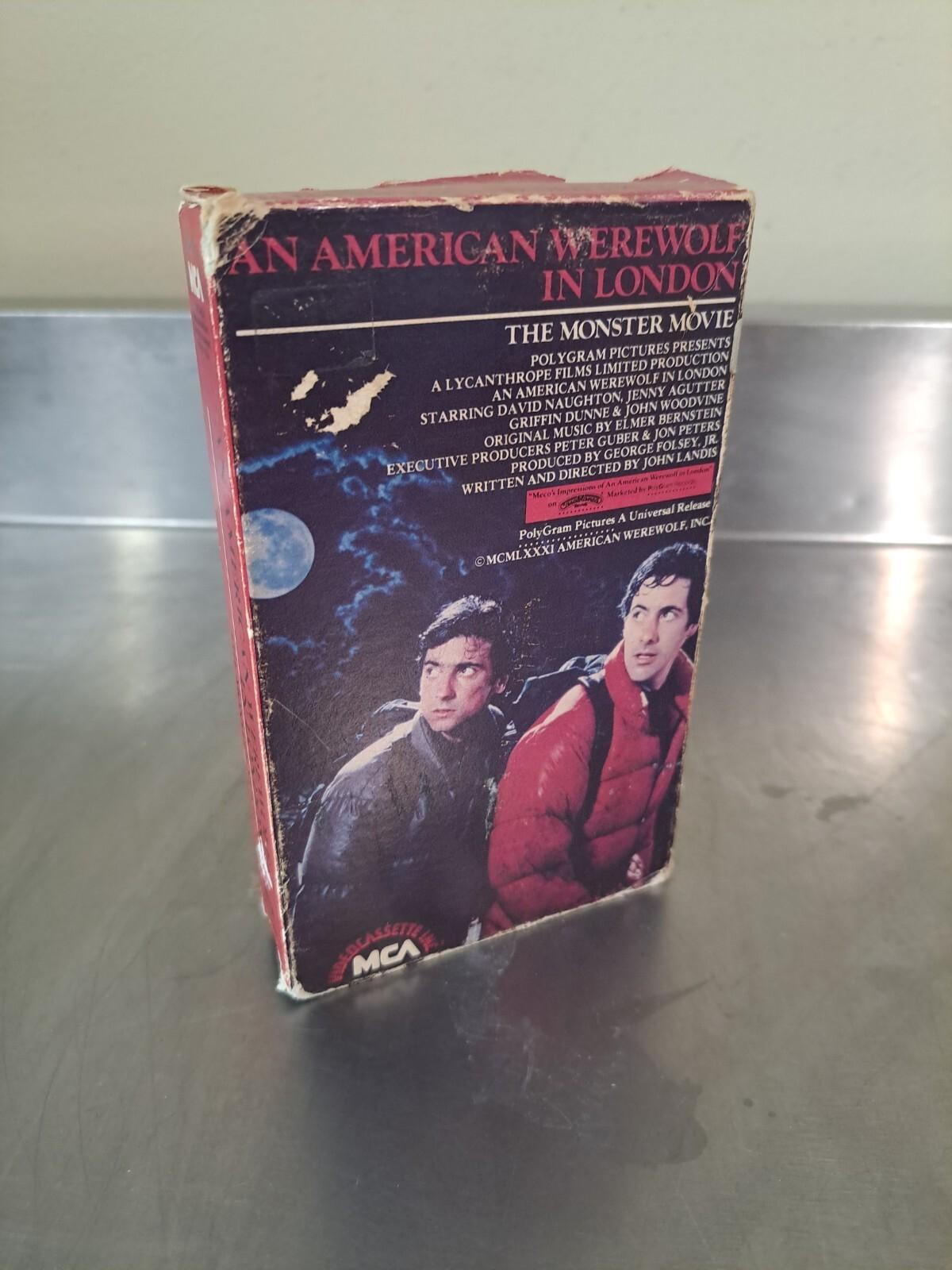An American Werewolf in London 1981 MCA Rainbow Betamax Tape Beta (NOT VHS) RARE