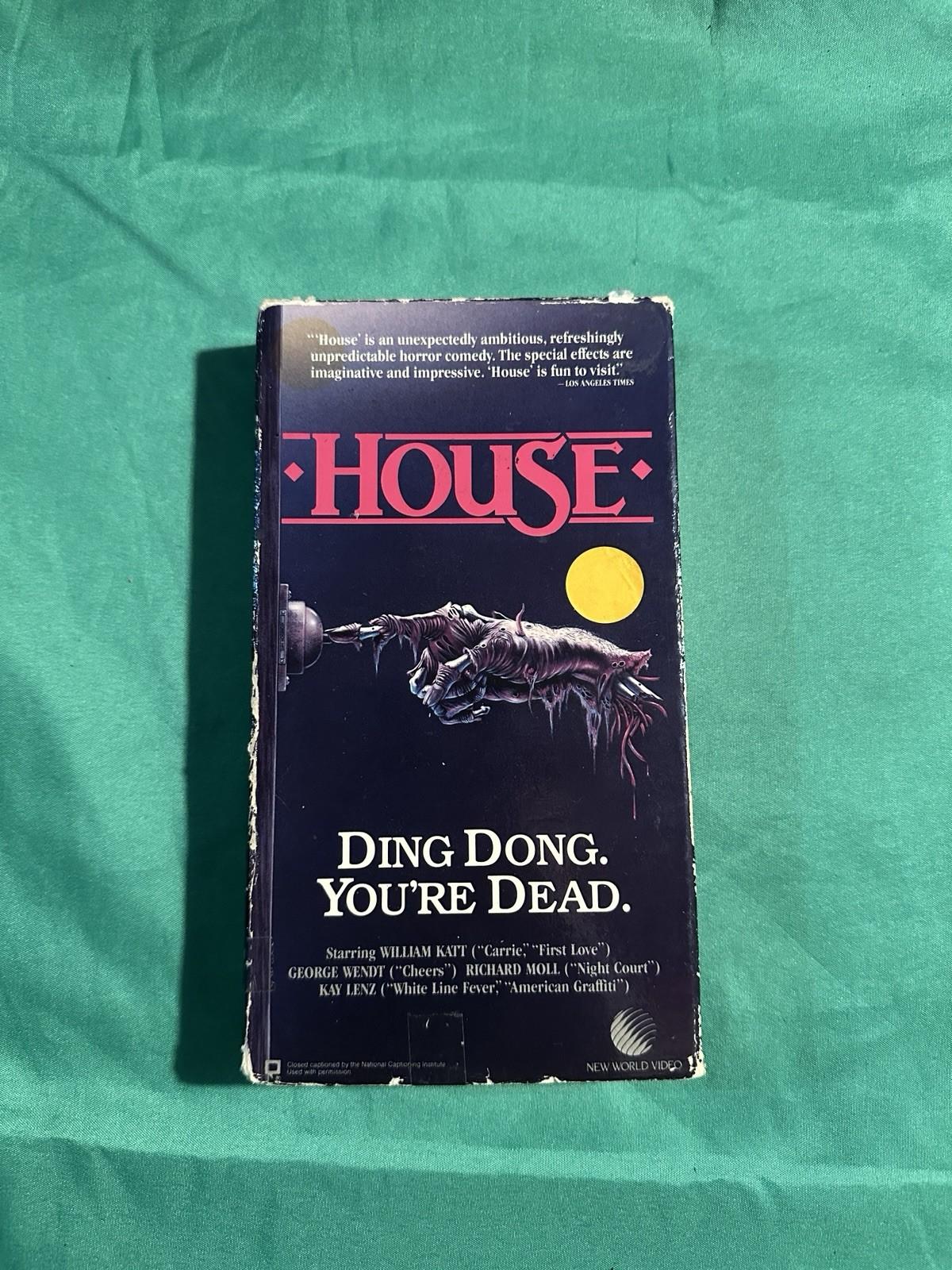 HOUSE Rare VHS New World Video Release Tested Horror Cult Classic