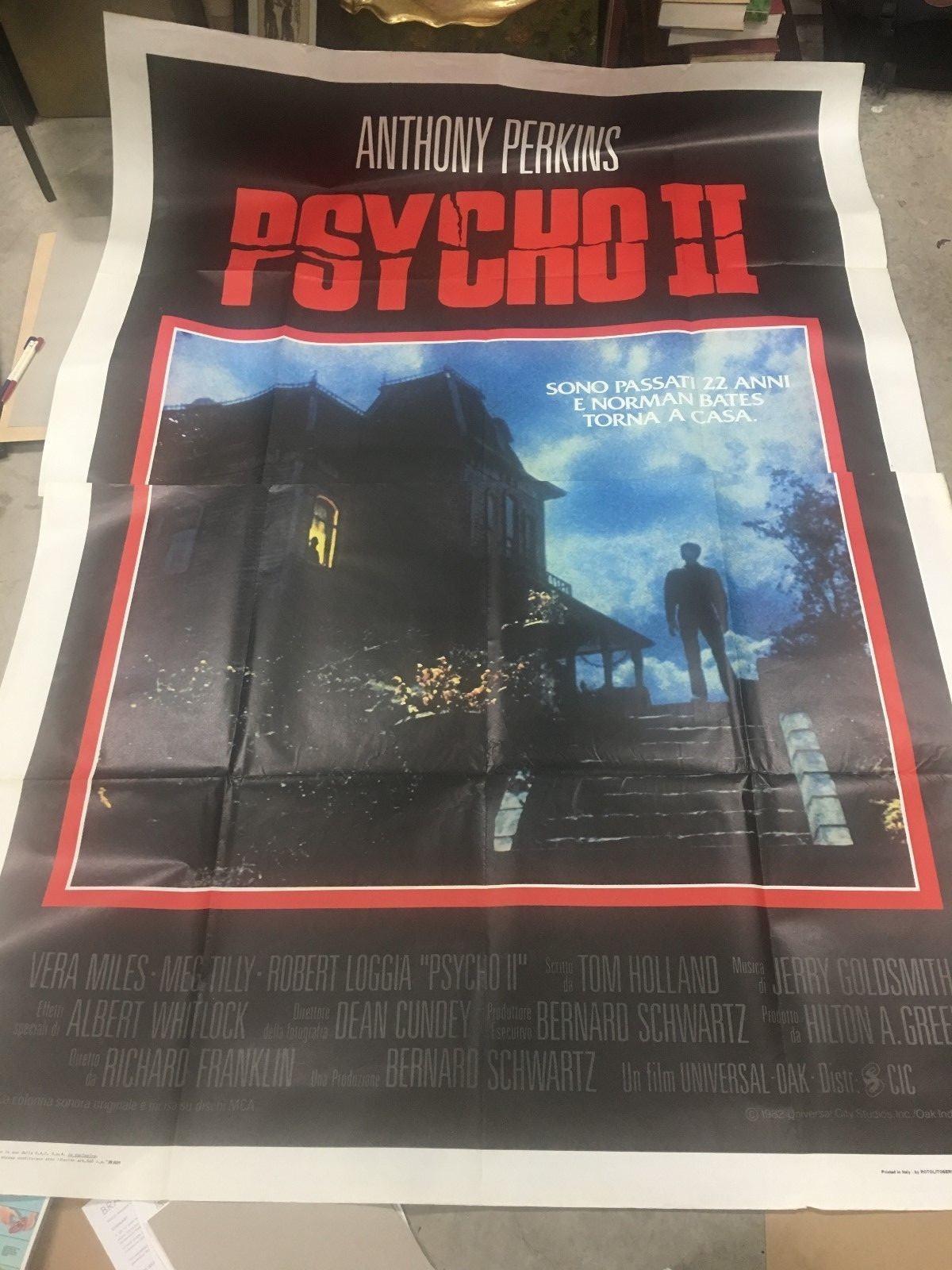 PSYCHO II 1983 VERA MILES ANTHONY PERKINS MEG TILLY HORROR Italian 4sh