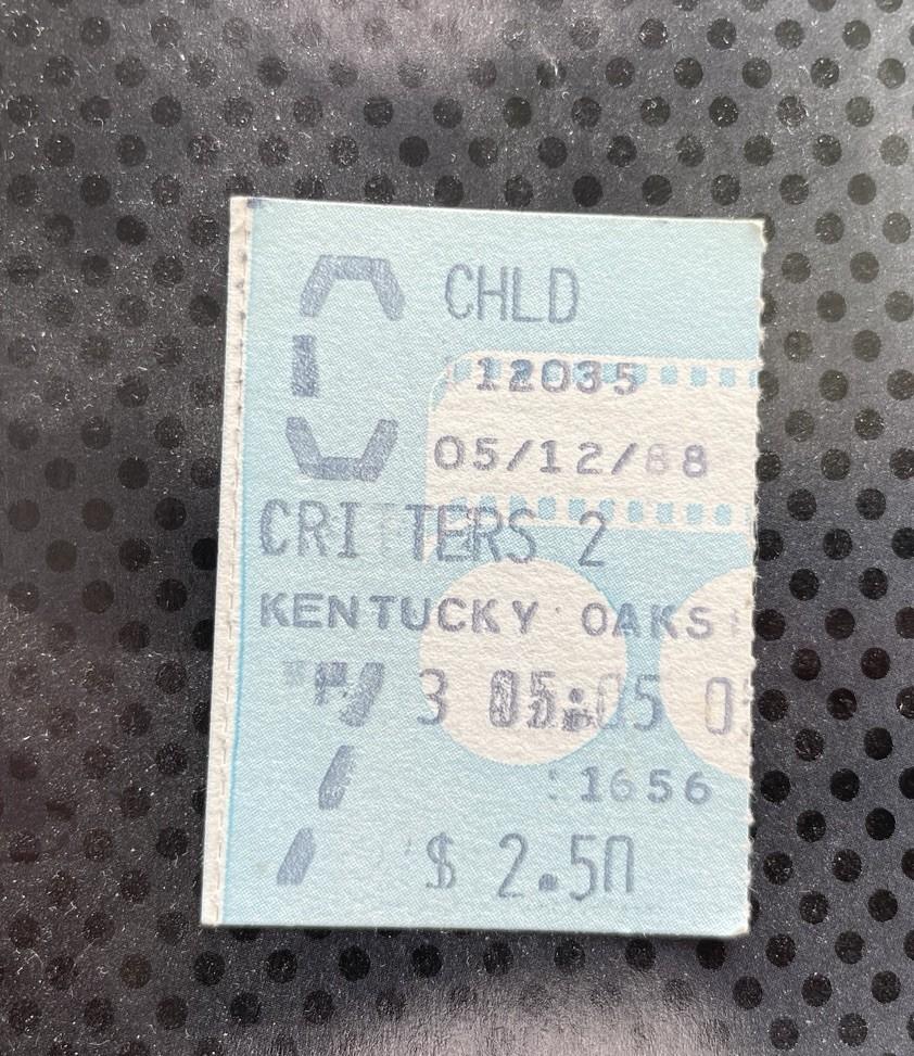 Critters 2 1988 Original Movie Ticket Stub Vintage Cinema Memorabilia Horror