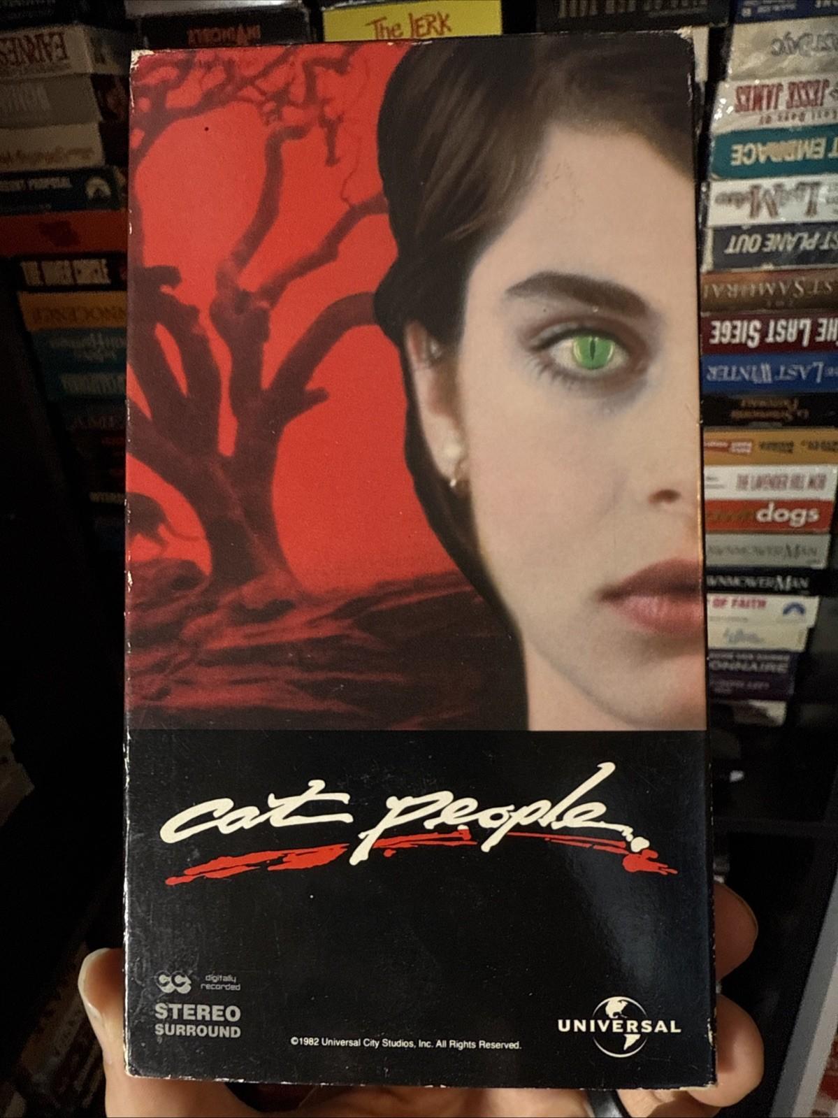 Cat People 1982 VHS Rare Hard To Find NON RENTAL