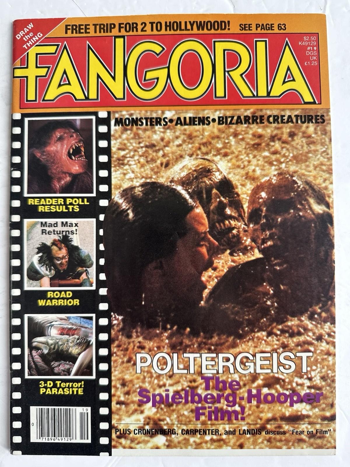 Fangoria #19 May 1982 (Starlog) Spielberg-Hooper “Poltergeist” Cover