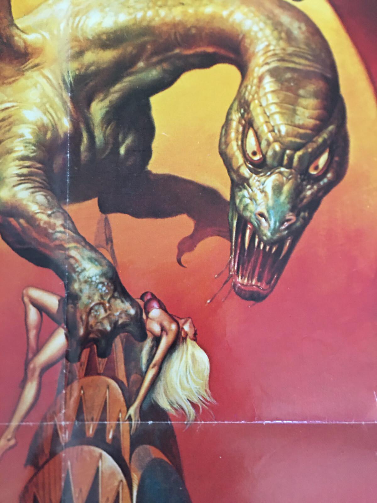 Q-THE WINGED SERPENT 1982 ORIGINAL U.S. ONE SHEET MOVIE POSTER LARRY COHEN