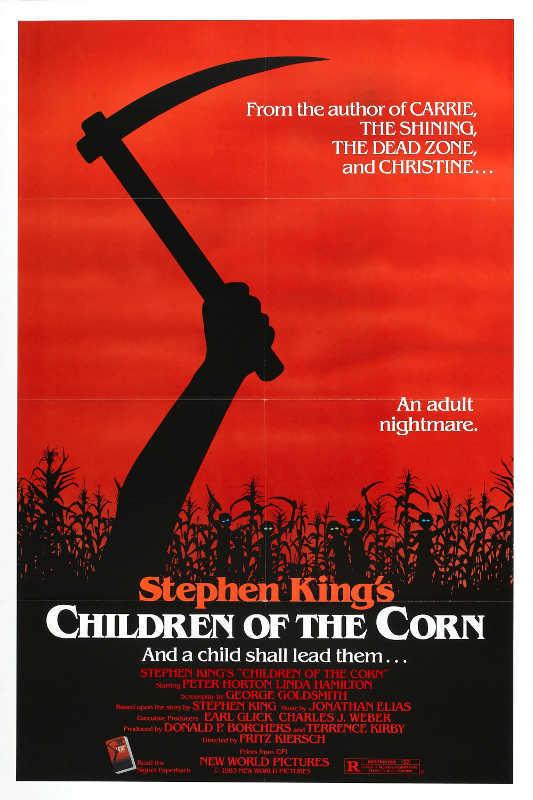 1984 CHILDREN OF THE CORN VINTAGE HORROR MOVIE POSTER PRINT 36x24 9MIL PAPER
