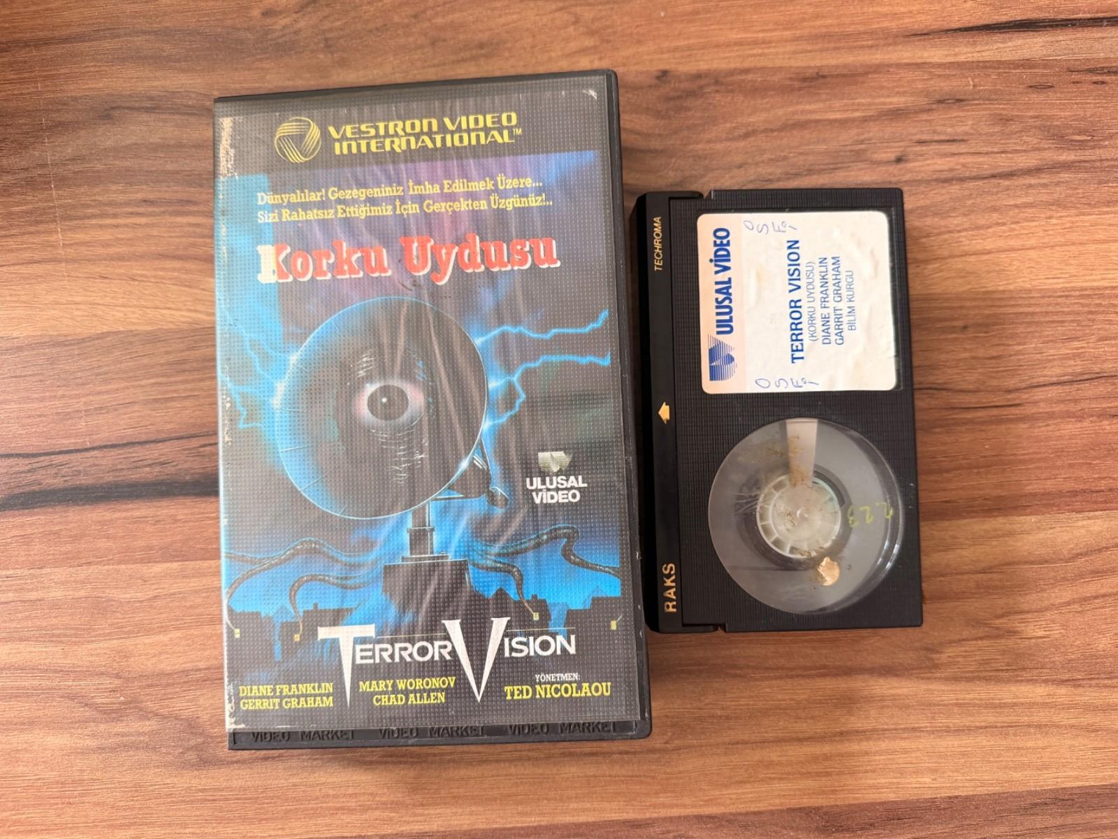 TerrorVision Betamax Rare Turkish Video Rental Horror Cult Movie Betamax