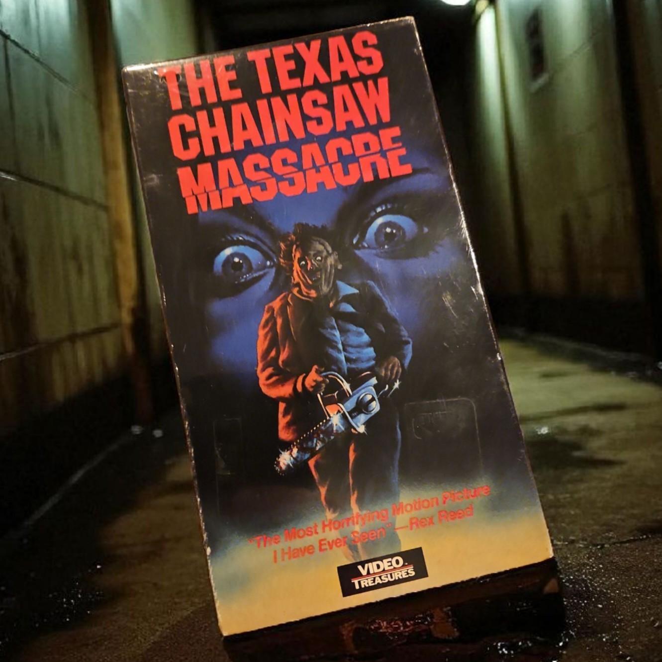 Texas Chainsaw Massacre (VHS 1988) RARE Cult Horror [R] 1974 Classic