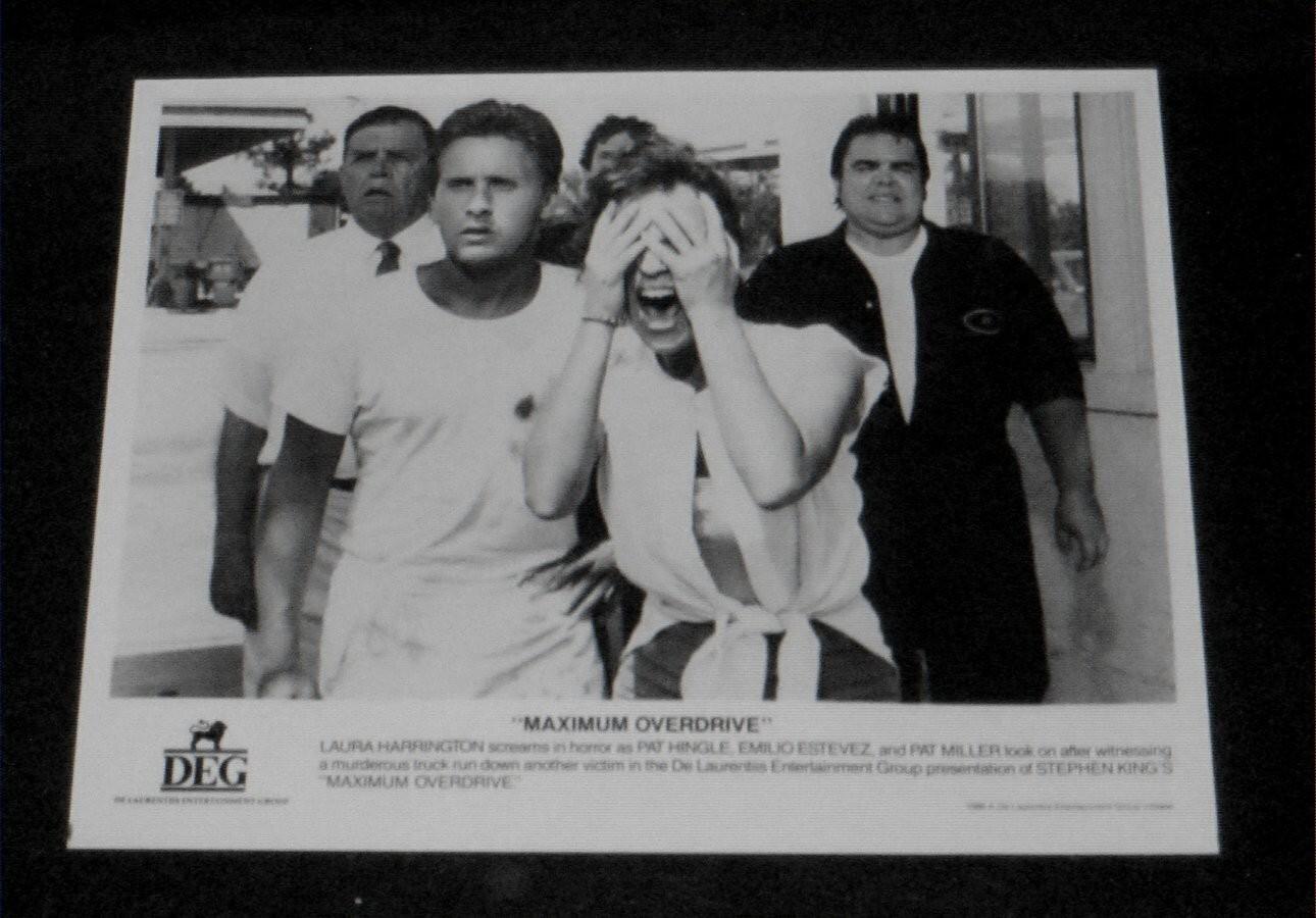 Original STEPHEN KING MAXIMUM OVERDRIVE Press Kit Still EMILIO ESTEVEZ #3