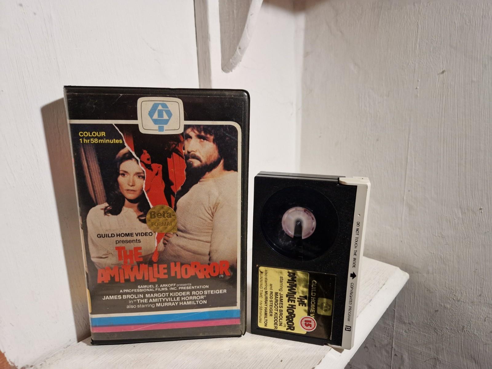 The Amityville Horror 1979 1982 Pre-Cert Guild Big Box Rental  Betamax Video