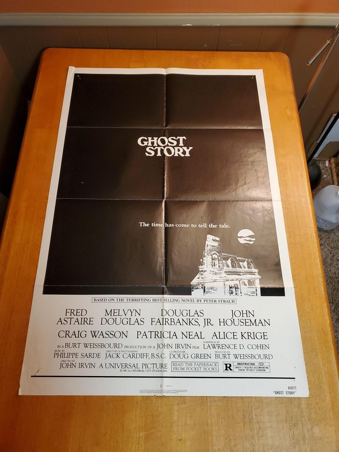 Ghost Story Original Movie Poster 27x41 Folded Theater One Sheet 1981