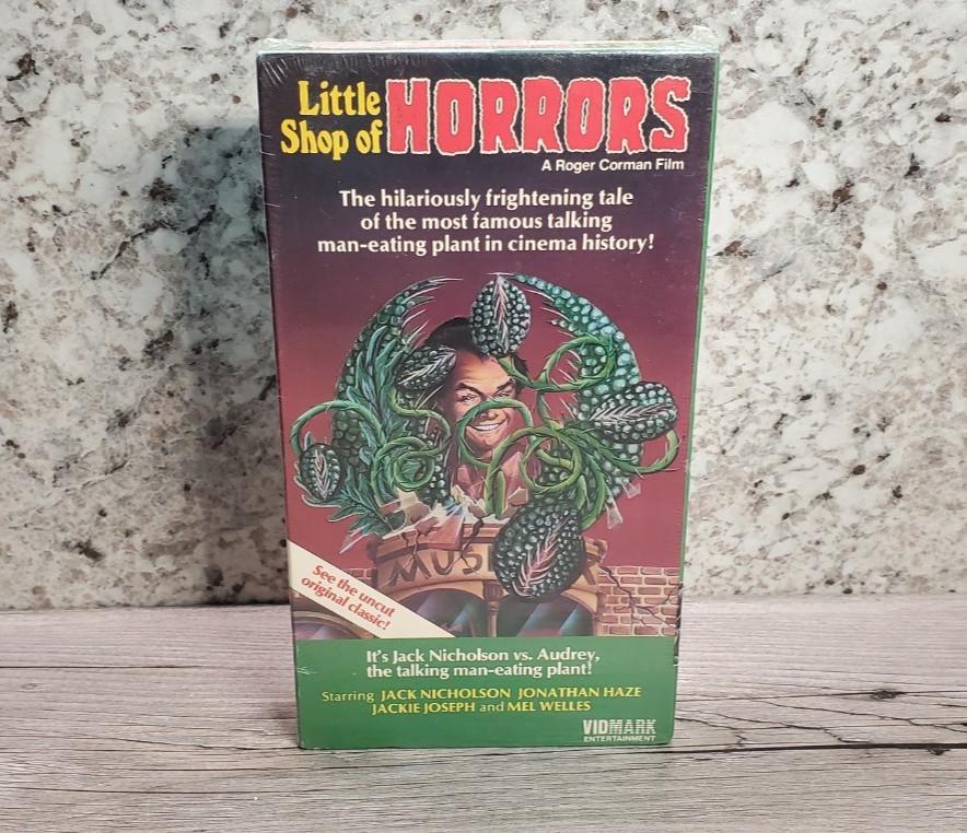 Vintage Original Little Shop of Horrors Jack Nicholson VHS Move Tape Sealed