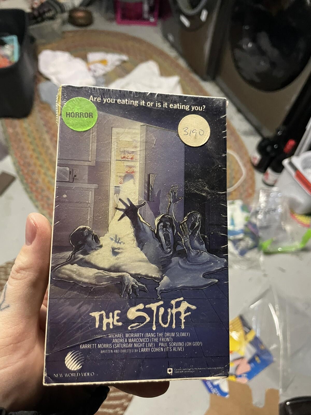 The Stuff Beta Not VHS Rare Horror Larry Cohen