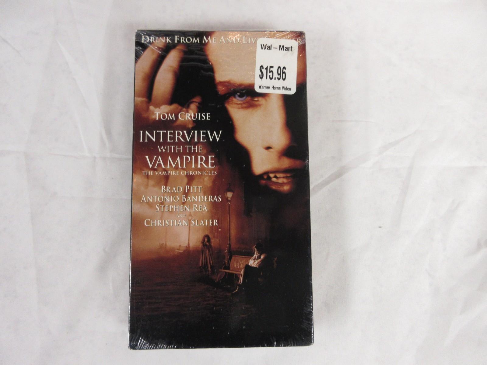 INTERVIEW WITH VAMPIRE FACTORY SEALED VHS W STICKER RARE OOP NIB CRUISE PITT