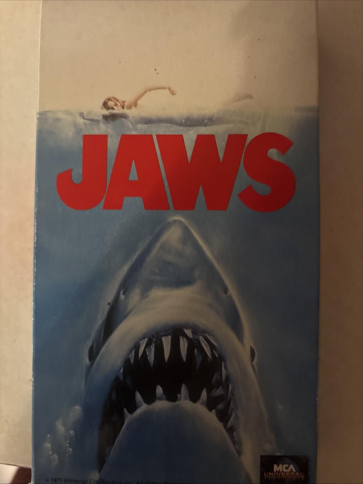 Jaws 1975/1991 Original Movie VHS Tape MCA