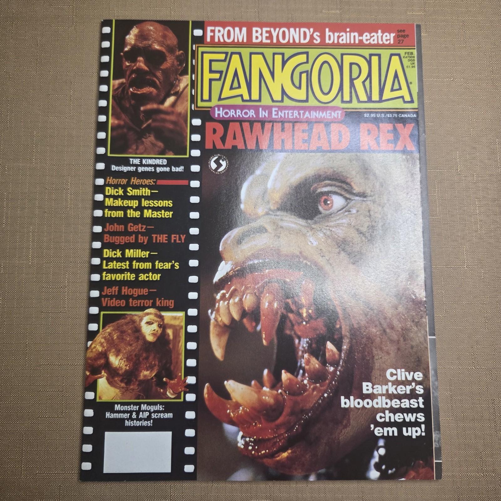 UNGRADED-Rare Fangoria #60 (1987) NM - Little Shop/The Fly - Collector's Dream!