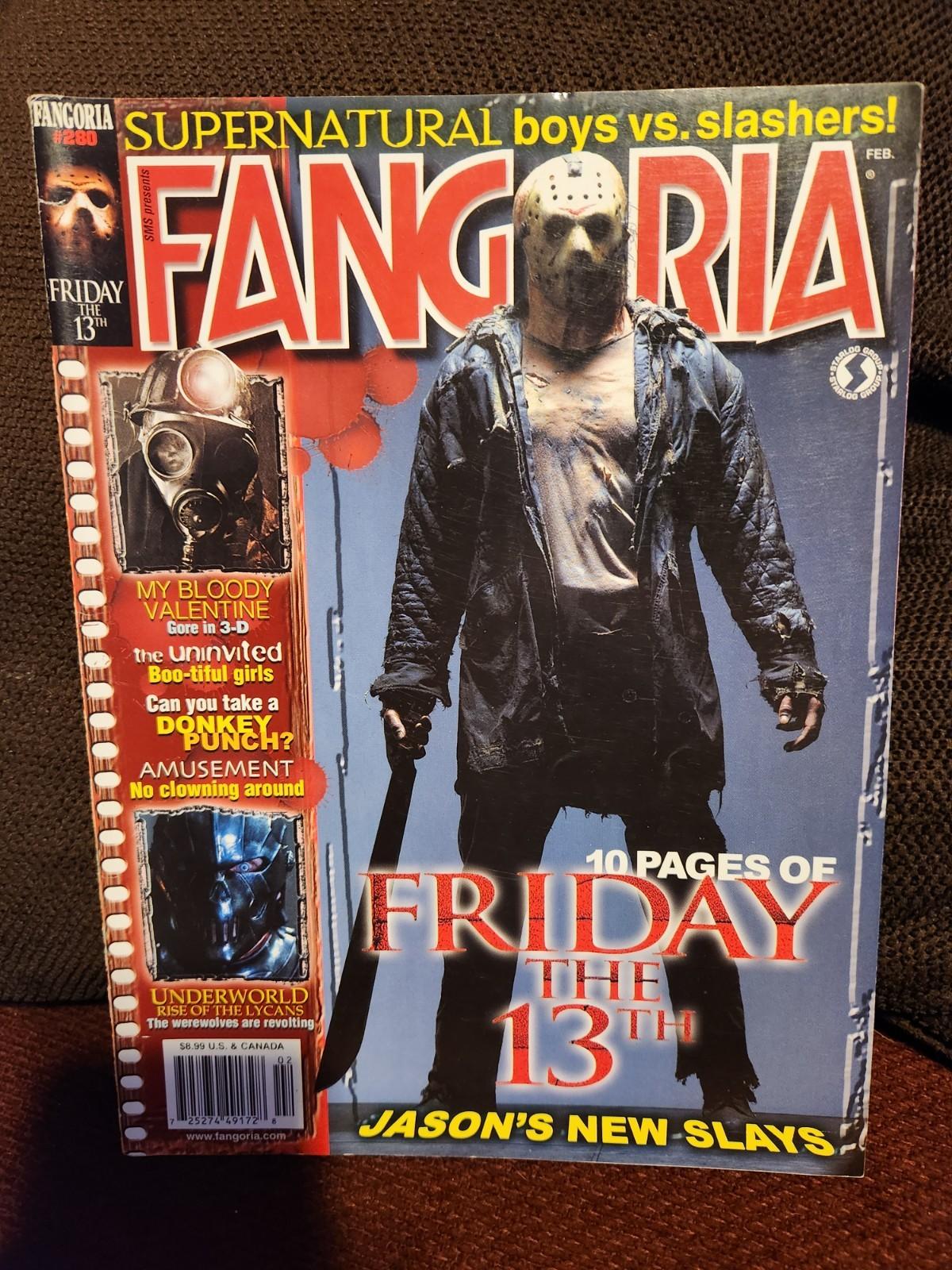 FANGORIA #  280    -  Great  FRIDAY THE 13TH / JASON  cover